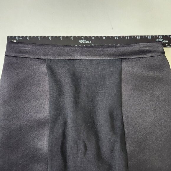 ETRO Pencil Skirt Womens Italian Size 40 Black Wool Silk Blend US Size 4 Classic - Picture 6 of 9